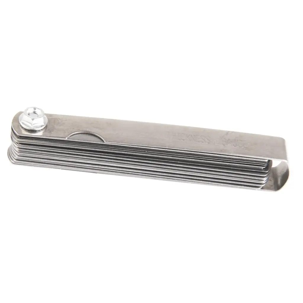 Precision Feeler Gauge Dual Scale Thickness Filler Steel Measuring Tool for Valve Clearance