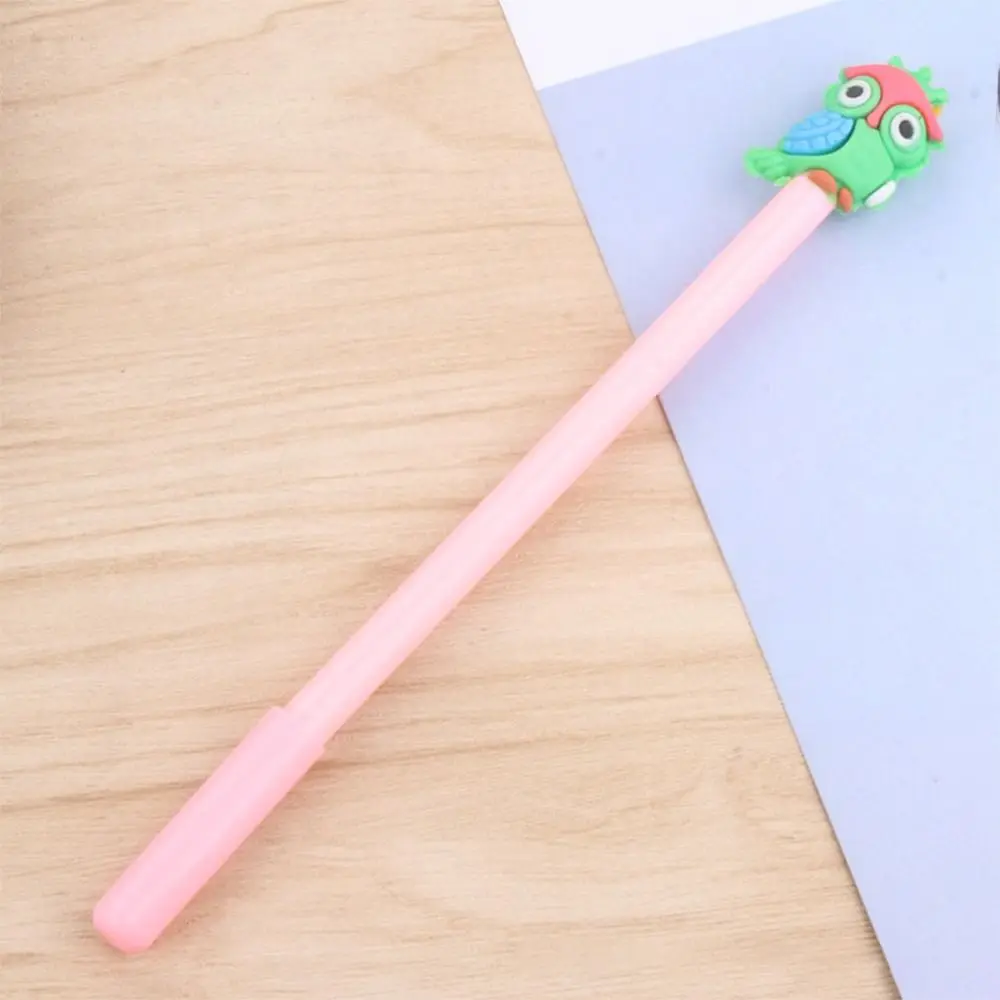 High Quality Plastic Owl Neutral Pen Quick Drying Stationery Owl Gel Pen Rollerball Pen School Office