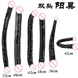 5 shapes Double Head Dildo Long Realistic Dildo Double Ended Dildo Flexible Penis for Women Masturbator Sex Toys for Lesbian