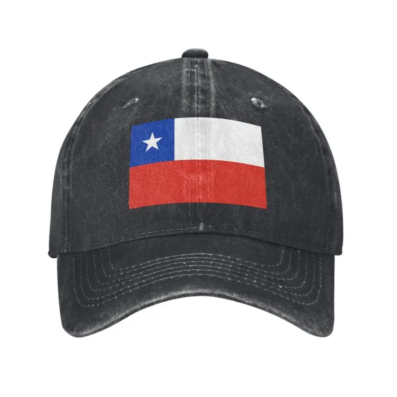 Custom Fashion Cotton Flag Of Chile Baseball Cap for Men Women Adjustable Dad Hat Sports