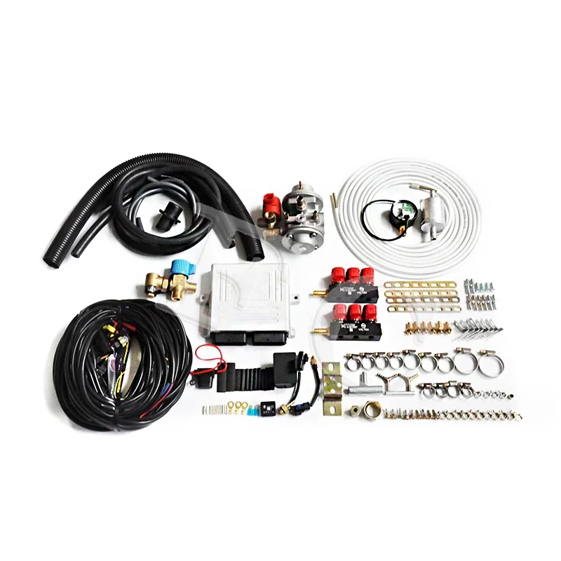 Car cng ngv 6 cyl sequential Injection converter kit lpg auto gas fuel system autogas conversion kits for cars petrol engine