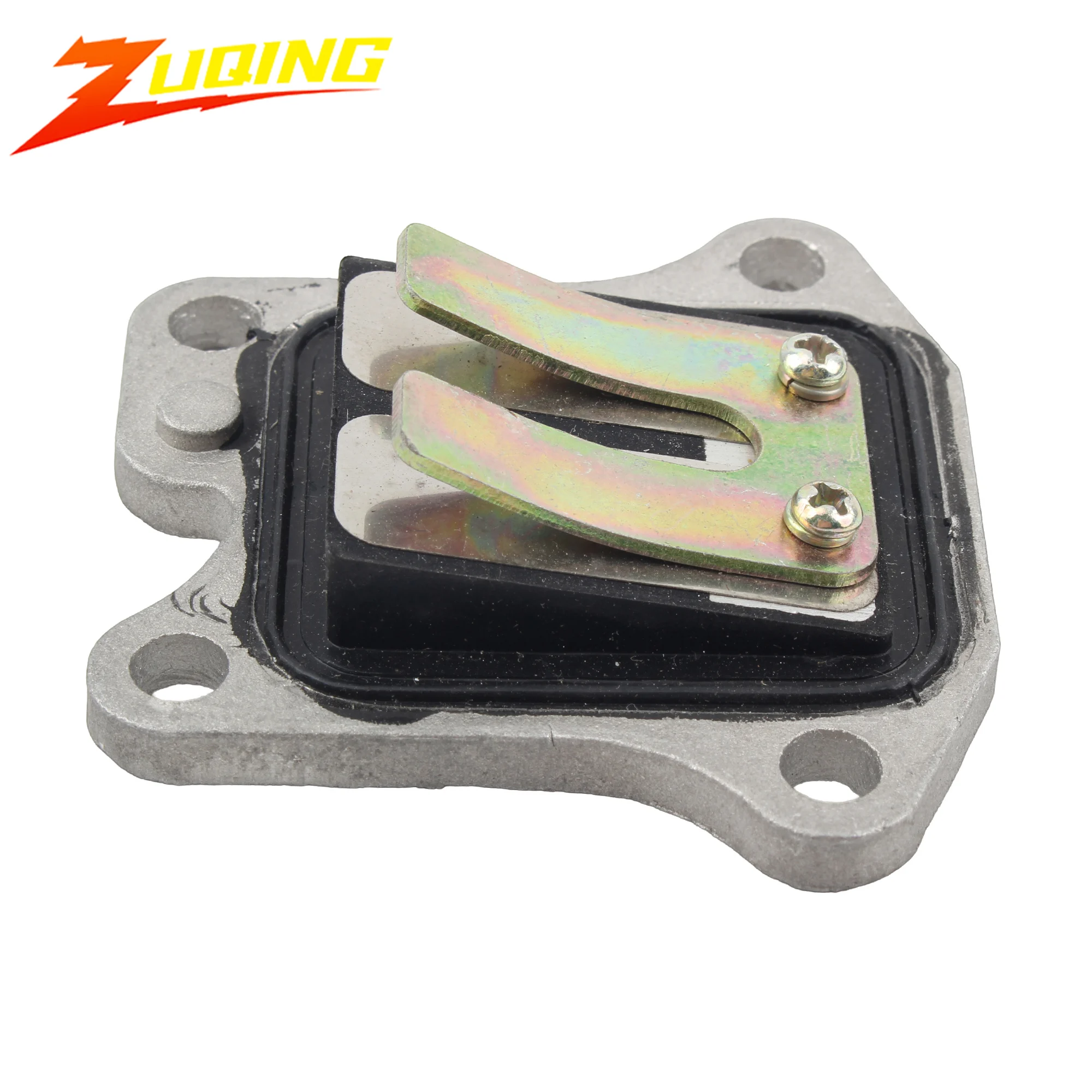 For Jialing CJ50 Two-Stroke Moped Motorcycle Reed Valve Block With Petals Membran Assy Scooter Valves Moto Parts Enduro