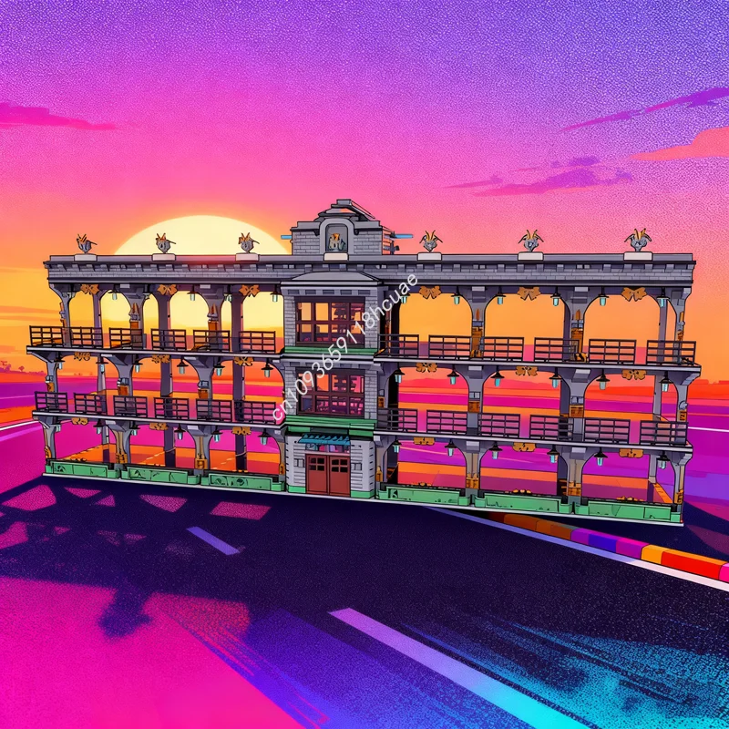 

4412pcs MOC Imperial Garage City Champions Model Building Blocks Construction Christmas Gift Assemble DIY Toys Idea Brick Kids