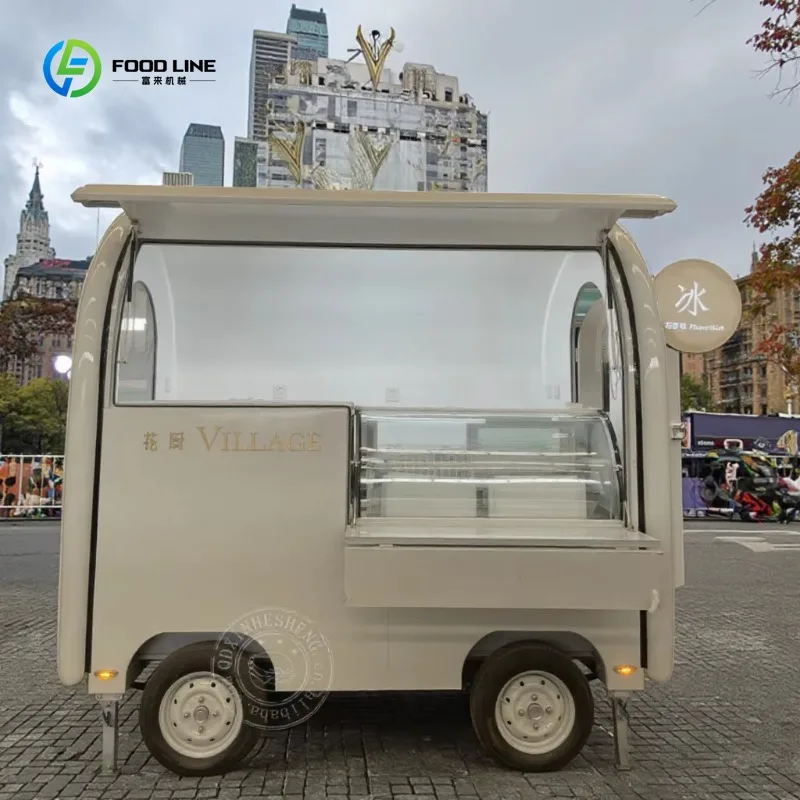 New Enclosed Food Trailer Usa Hotdog Cart Restaurant Truck Retail Ice Trailer Pizza Food Shop Hotel Coffee Ice Cream Corn More