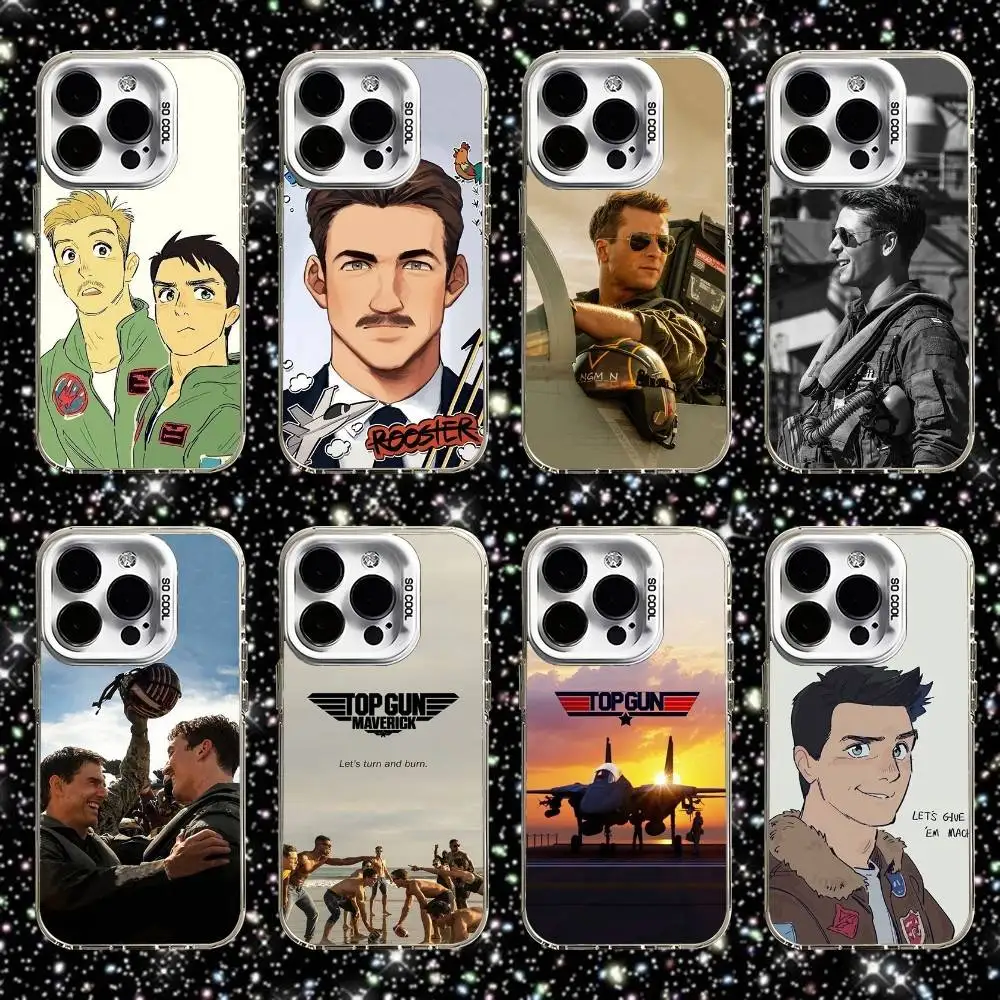 

Top G-Gun Mavericks Phone Case For iPhone 16,15,14,13,12,11,Pro,XS,Max,Plus,Mini,SE White Candy Matte Shockproof Cover