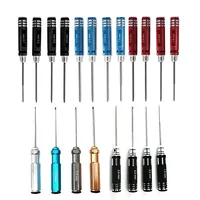 RC Tools 4 pcs hex screw driver set titanium plating hardened 1.5 2.0 2.5 3.0mm screwdriver For helicopter toys