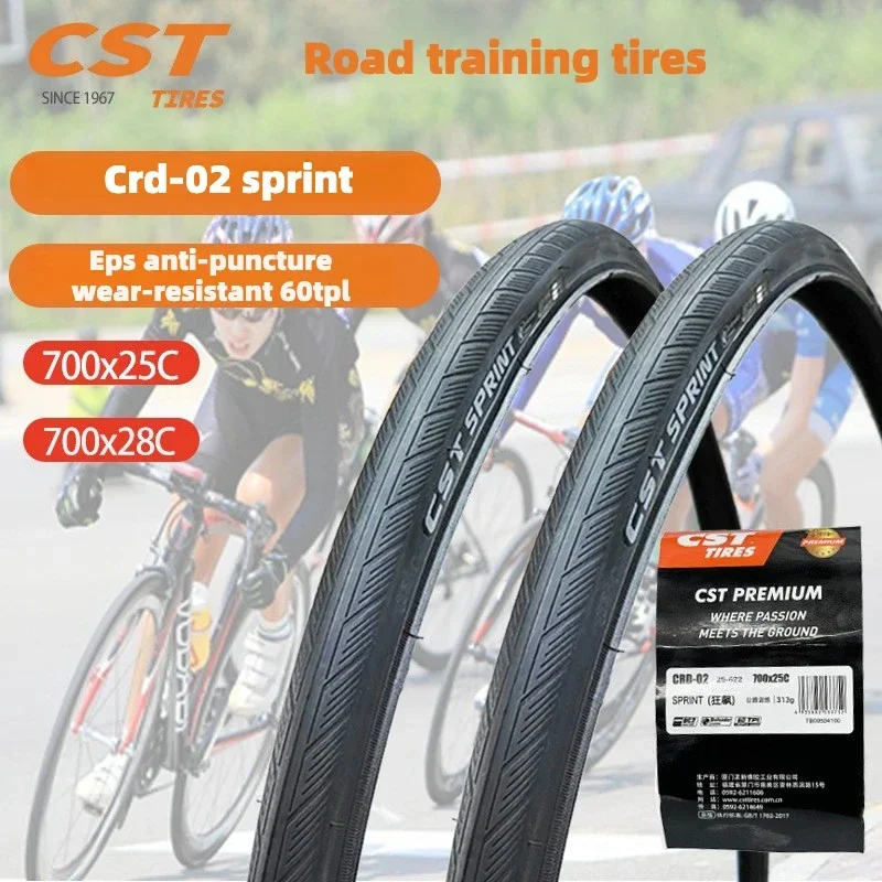 CST Zhengxin SPRINT-Hurricane road training tire CRD-02 700x25/28 stab-proof bicycle tire