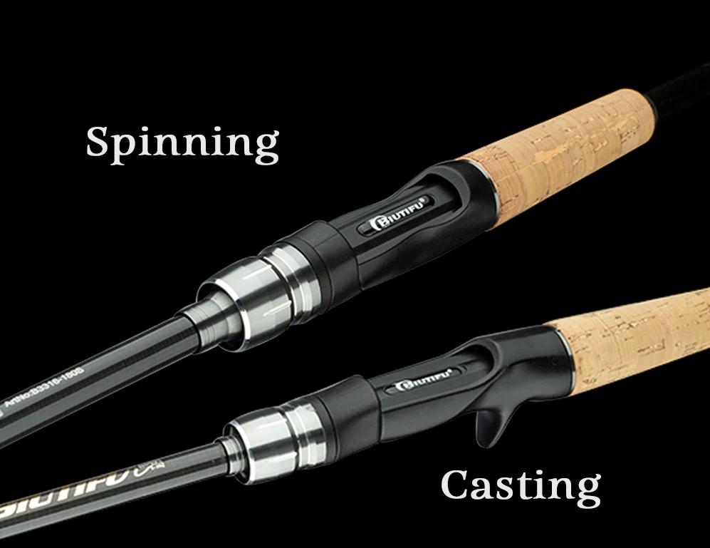 BIUTIFU Traveller Spinning Casting Carbon Angelruten Baitcasting Gewicht 5-35g M Schnelle Ultraleichte Köder Forelle Mini Waren für Pole – Detail 9