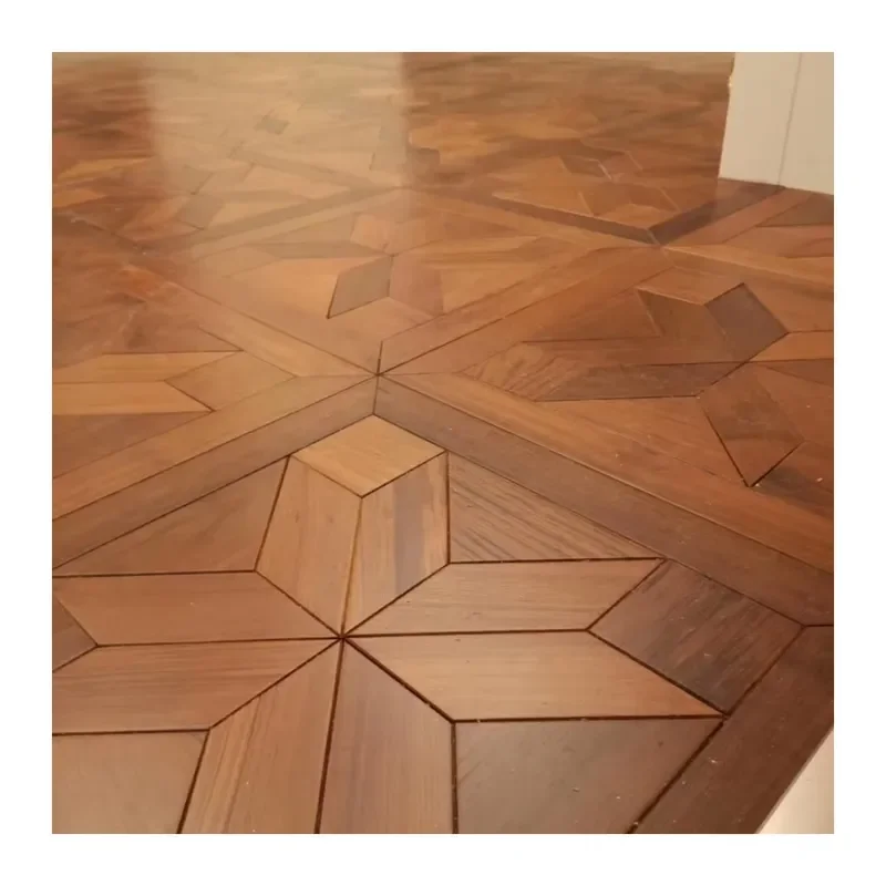 French Style of European Oak Solid Parquet Hardwood Flooring Oak Wooden Timber Floor Parquet Elegance Versailles Wood Floor