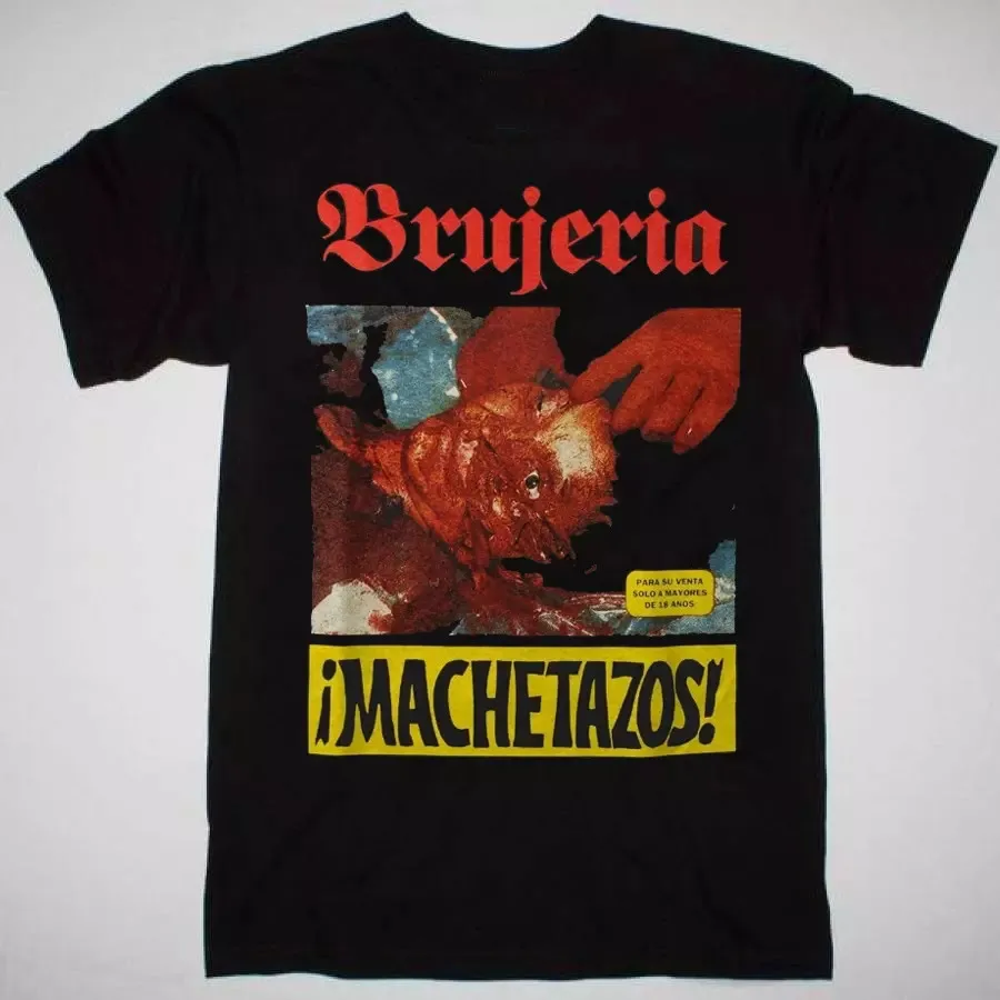 BRUJERIA Band Machetazos Unisex black T Shirt