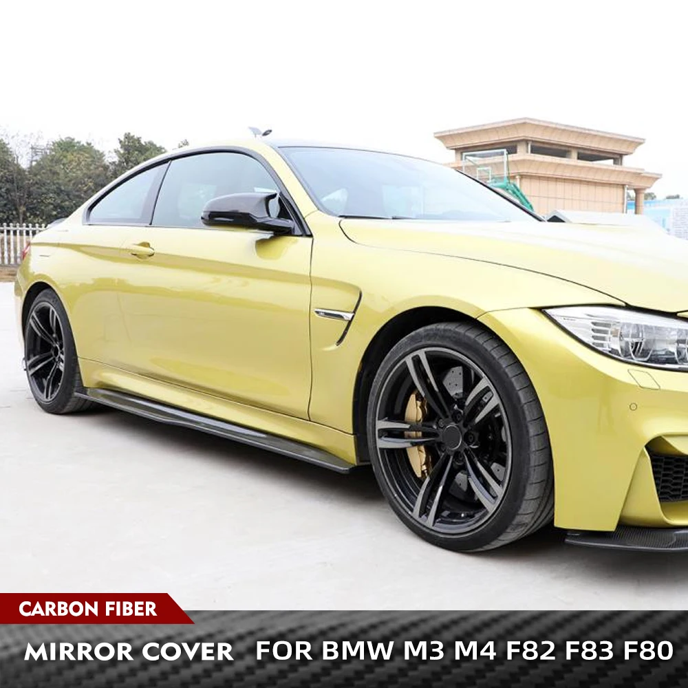 

Carbon Fiber Mirror Cover for BMW M3 M4 F82 F83 F80 Replacement Style Car Rearview Side Mirror Cover Only Left Hand Drive
