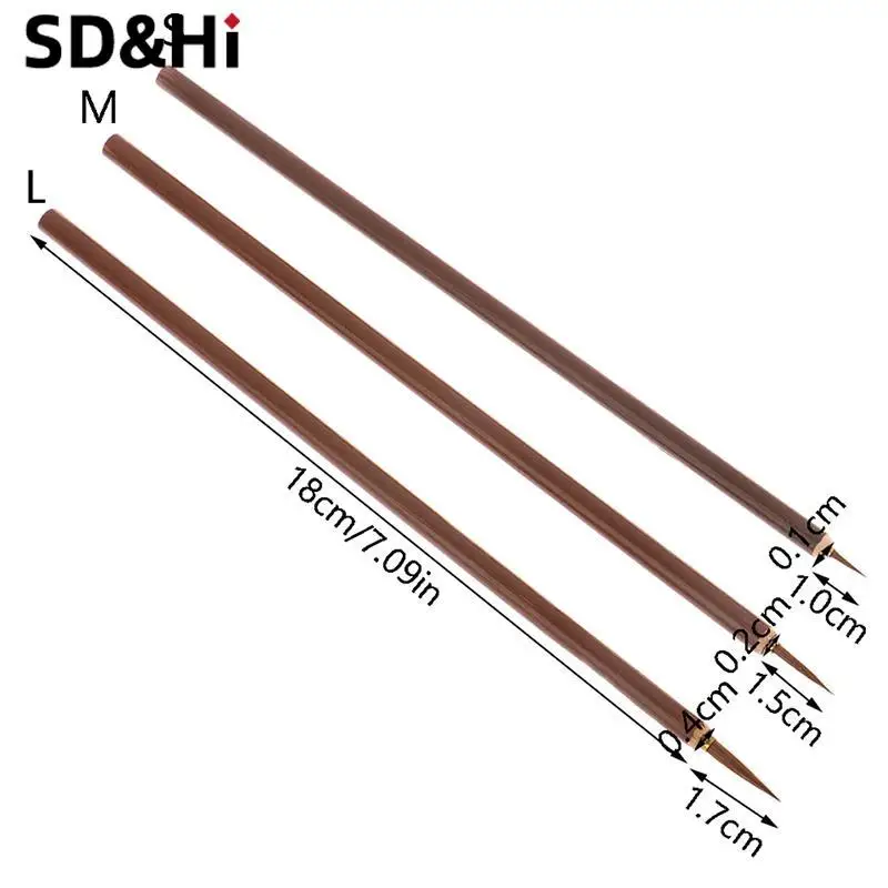 1 шт., кисть для рисования волков, 18 см