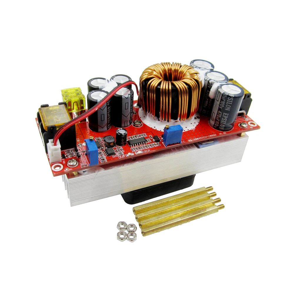 1500W DC-DC Step-up Boost Converter 10-60V to 12-90V 30A Constant Current Power Supply Module LED Driver Voltage Power Converter