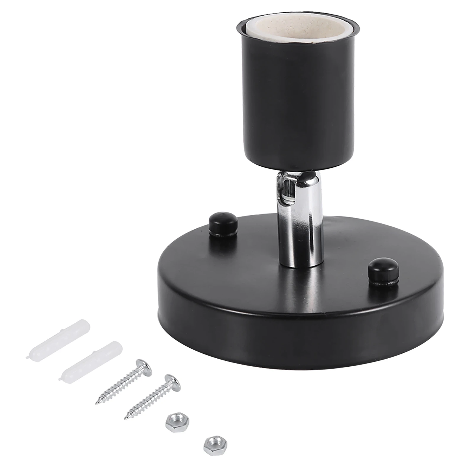 1Pc Modern Vintage Ceiling Light Wall Mounted Lamp Bulb Holder Socket 180° Rotating Sturdy Durable Easy Install for Home Decor