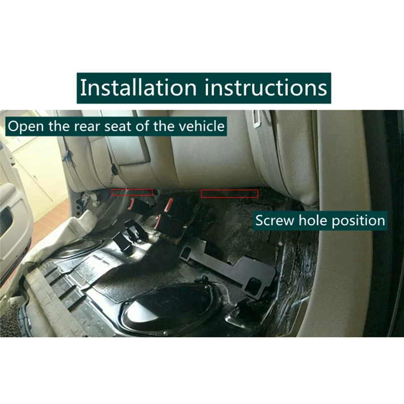 

A30P-Universal Car ISOFIX Child Safety Seat Interface Bracket IFX Bracket Fixing Kit For A4 A6 A6L High Quality