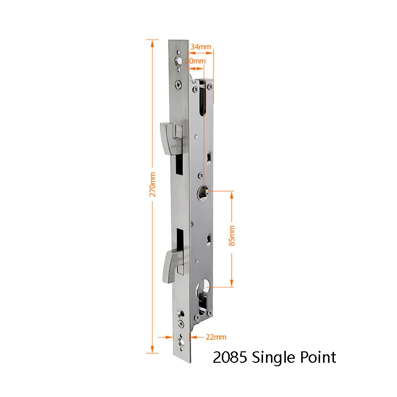 2085 2885 3585 4585 Lock Body Smart Lock Mortise With Hook for Aluminum Sliding Doors