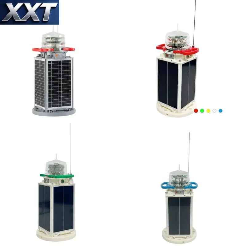 XXT Solar-Powered LED IP68 AIS Floating Buoy Navigation Light with Multi-Color Options and 20-Day Operation