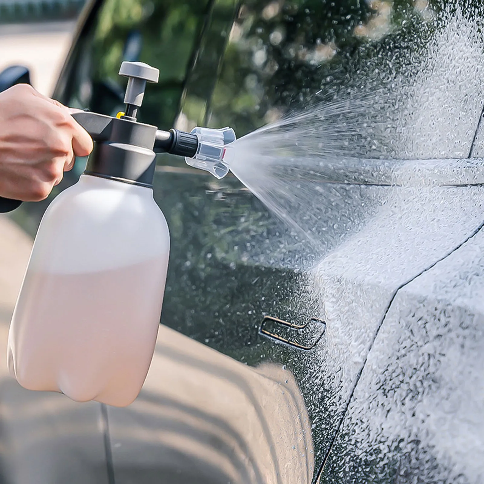 

Портативный дизайн, распылитель пены для чистки на открытом воздухе, быстрая очистка автомобиля, детали, пенопластовый бластер, шланги не требуются для полива сада