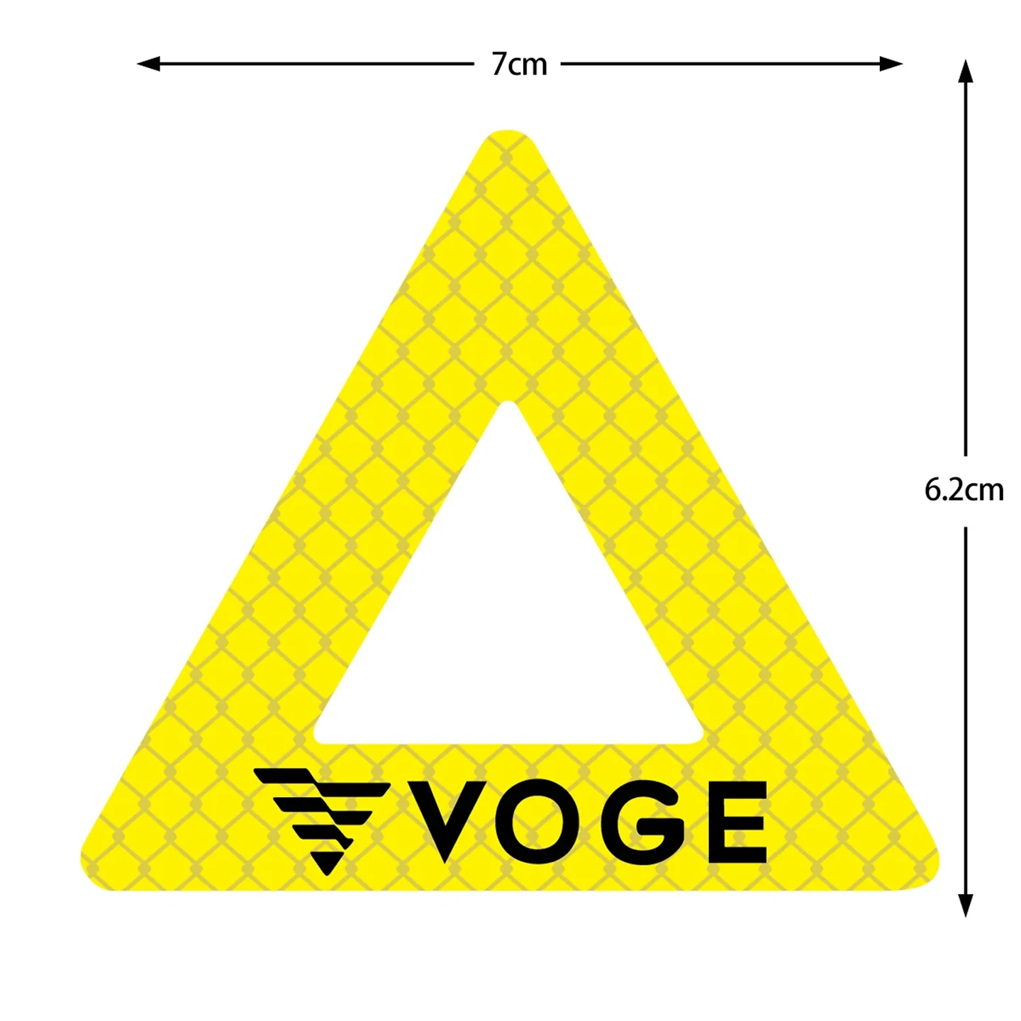 For Voge RR500S 300 Rally DS625X DS800X 900 DSX Strong Reflective Triangular Warning Stickers Motorcycle Moto Accessories Decals