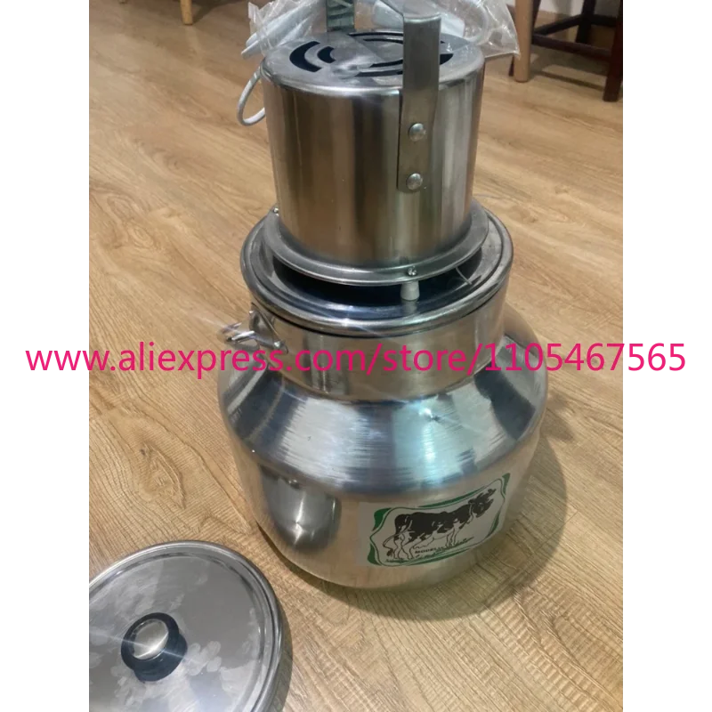 1pcs With Stainless Steel Lid Electric Aluminum Butter Churn/Milk Mixer--Only Euro 220v