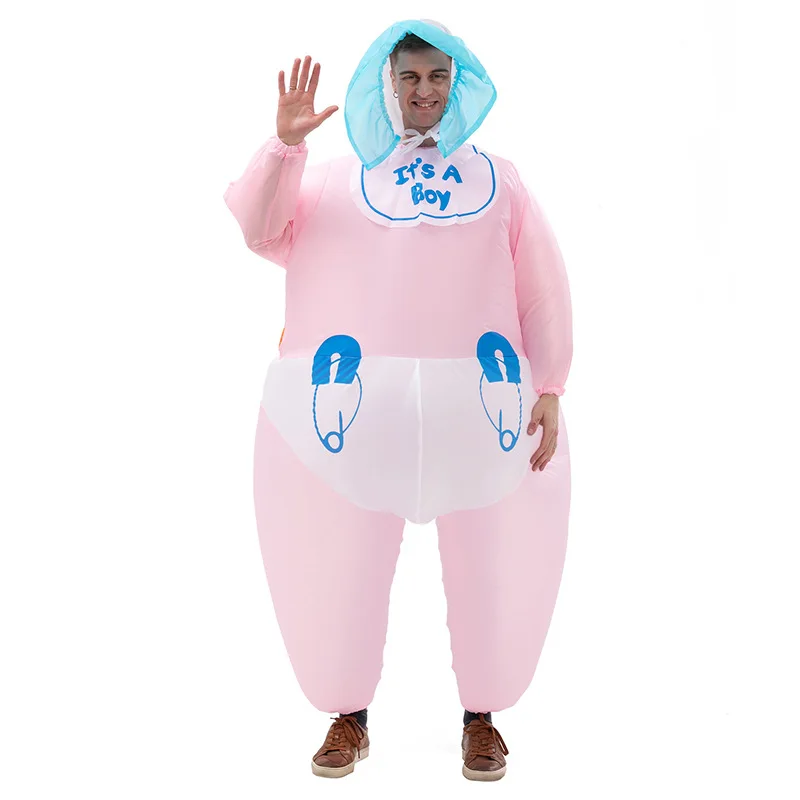 

Cute Baby Inflatable Costume Role Play Giant Baby Cartoon Costume Party Halloween Funny Funny Cosplay Performance Costume 2025
