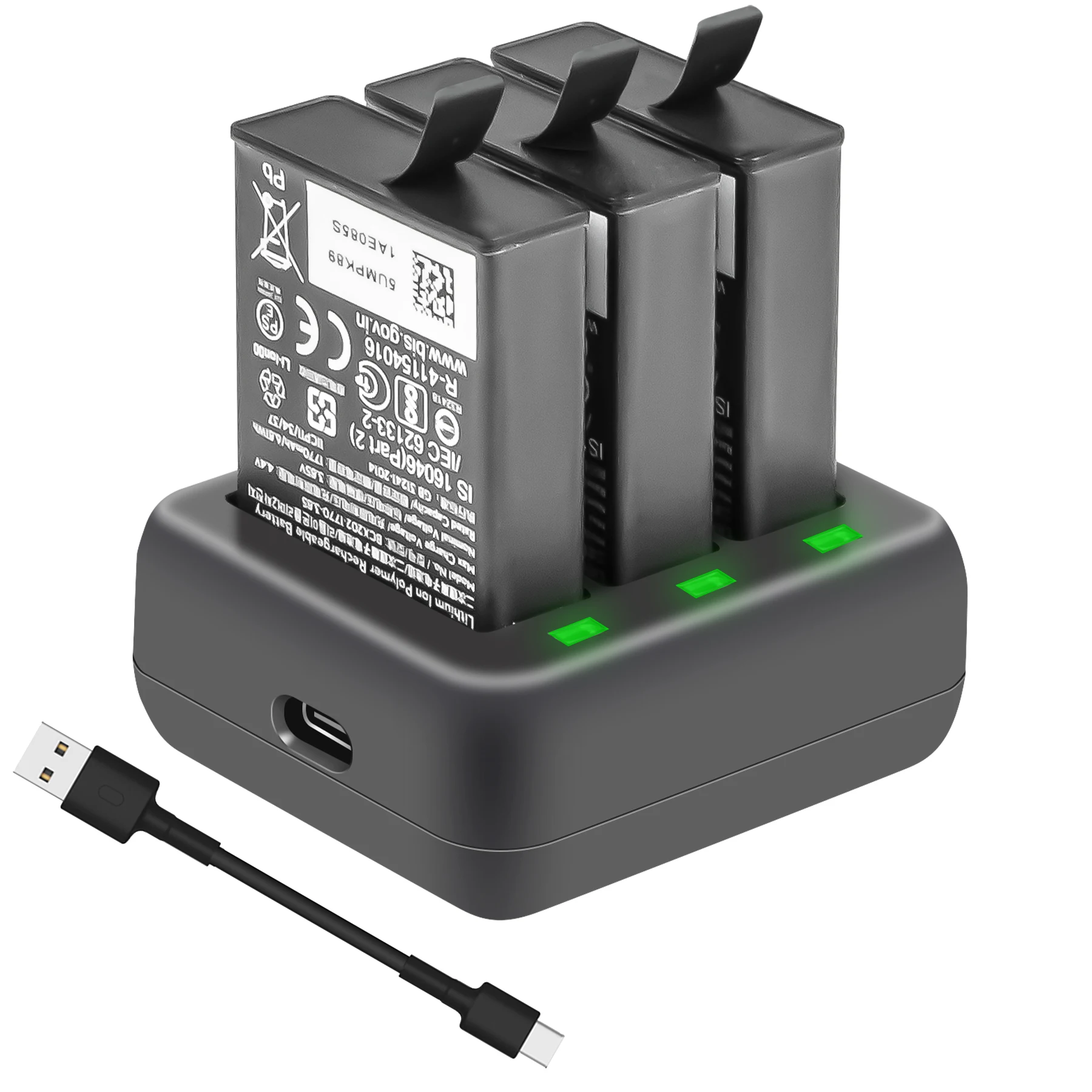 For DJI Action 3 Charger Charging Butler Sports Camera Accessories