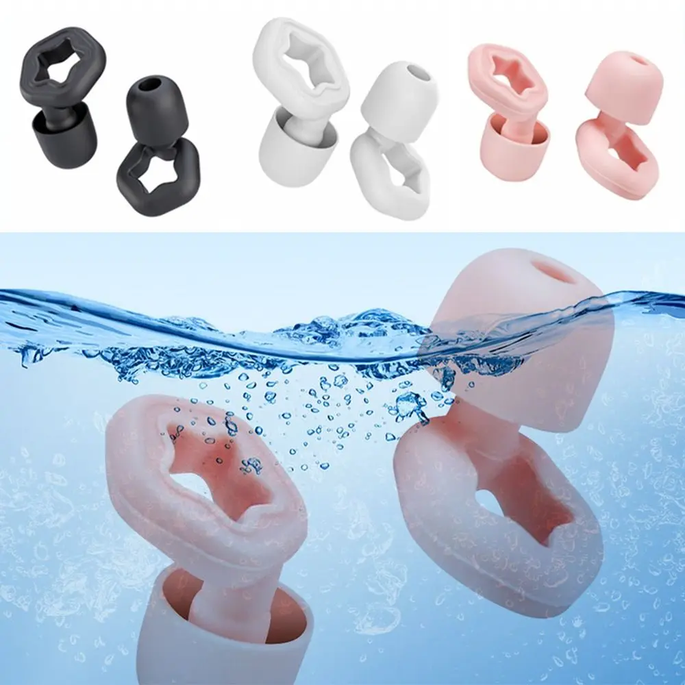 Waterproof Creative Foam Earplugs Reusable Silicone Sleeping Ear Plugs Anti Noise Hearing Protection Ear Protector Snoring