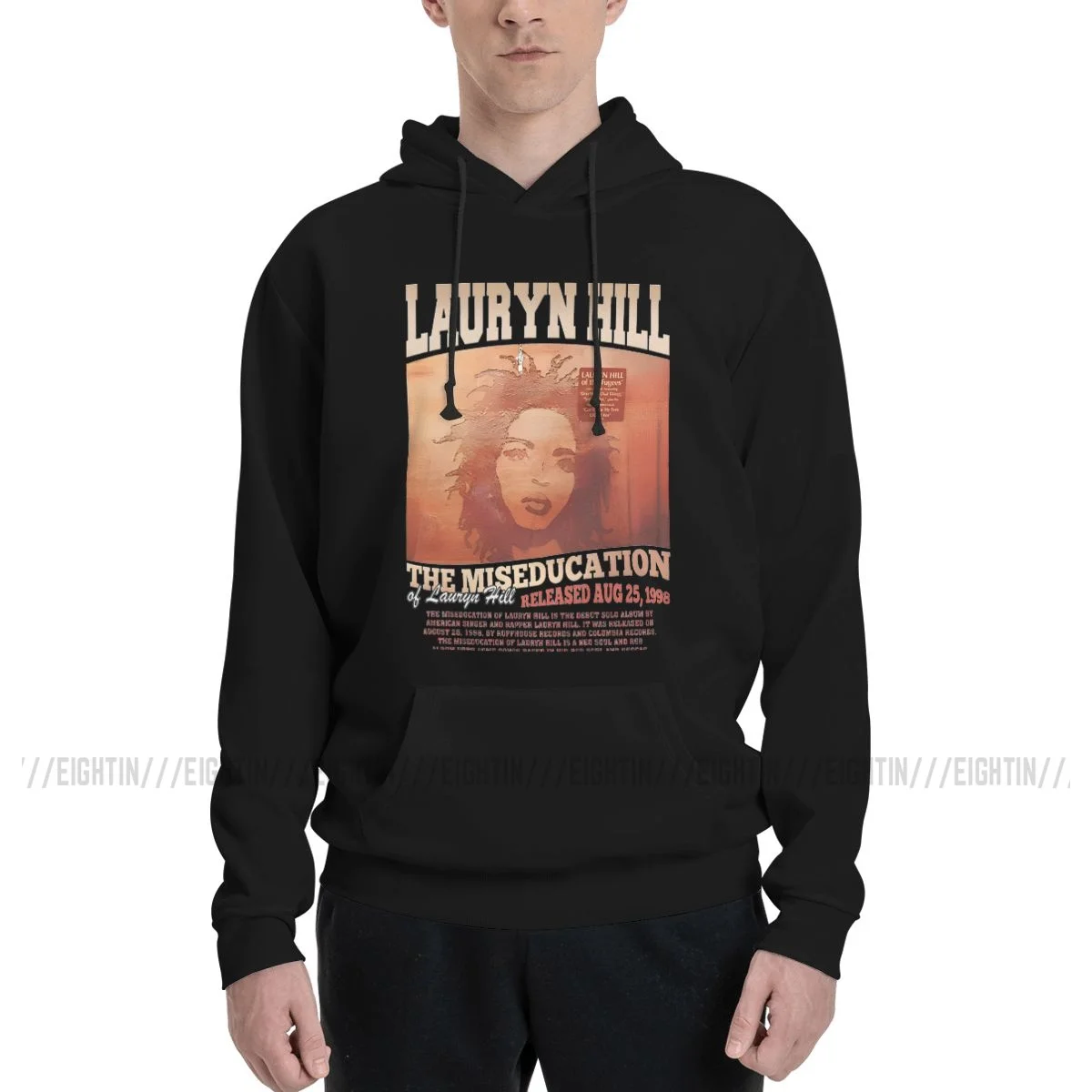 Fashion Hoodies Couple Sweatshirt Men's Lauryn Hill The Famous Purified Cotton The Fugees Hooded Sweatshirt Fall Pullovers