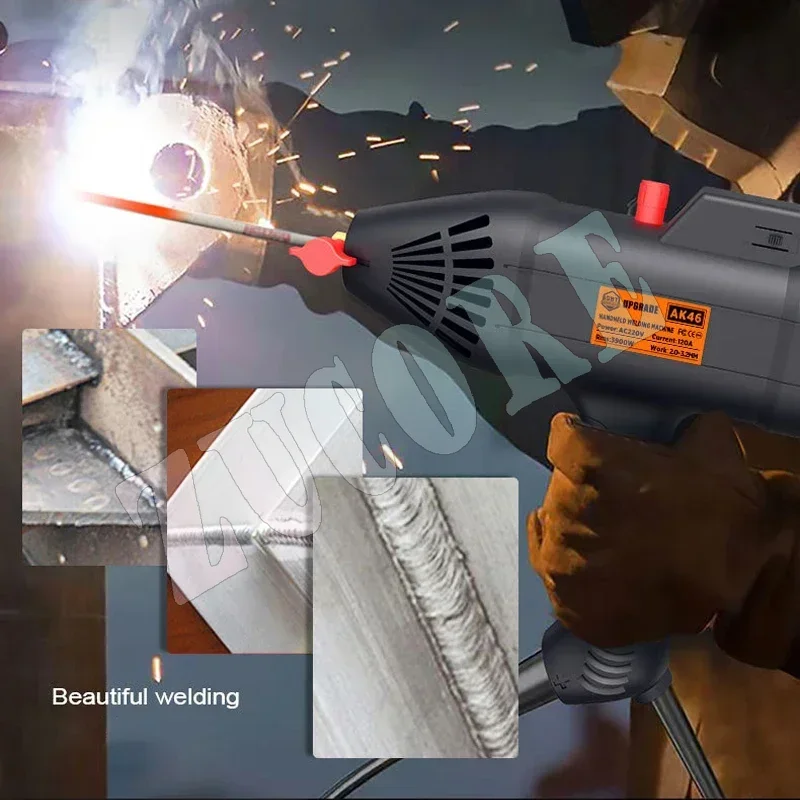 3900w máquina de solda elétrica 110v/220v ± 15% soldador de arco portátil soldador de arco totalmente automático digital soldagem inteligente