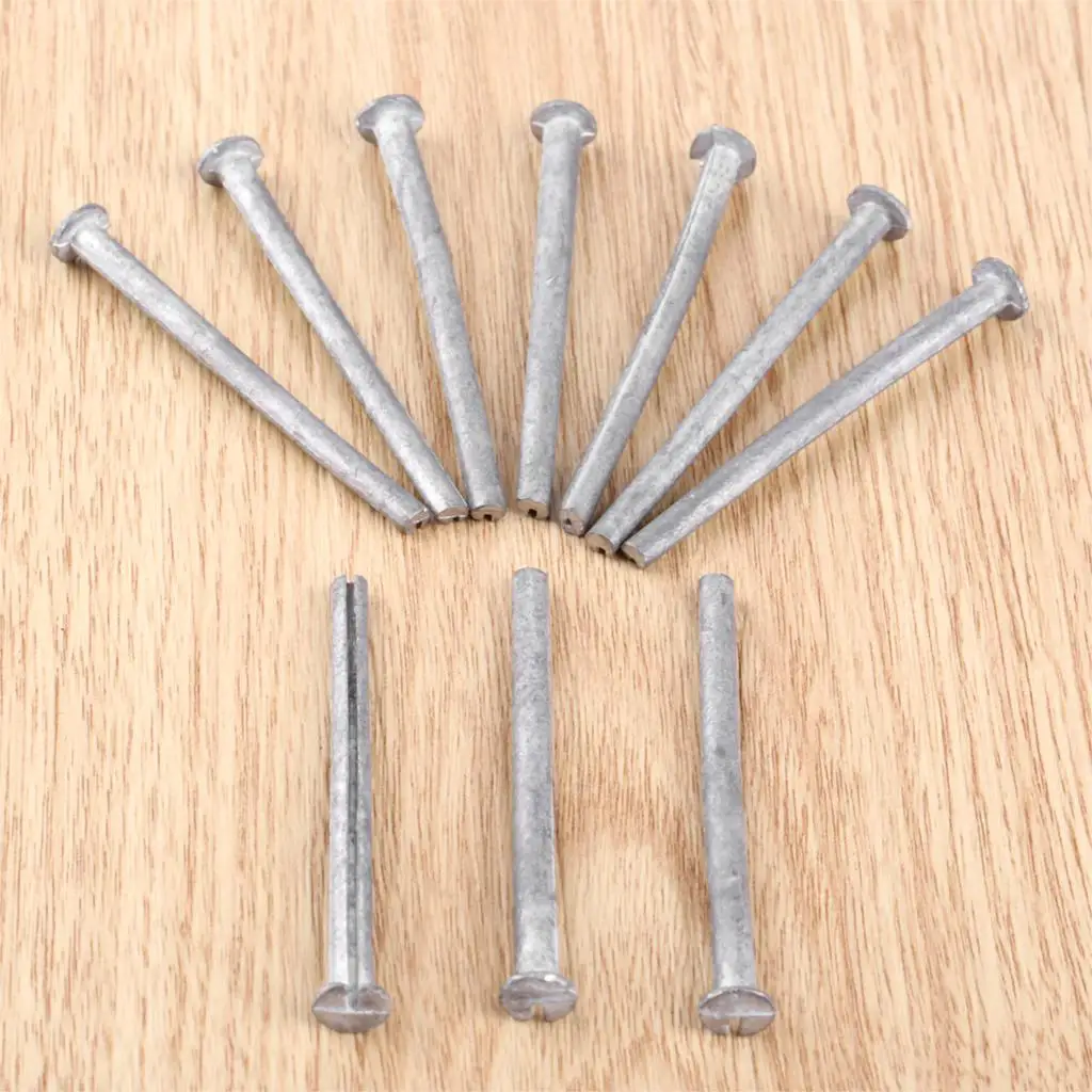 10Pcs Golf Club Assemblage Accessoires Balance Ding Golf Shaft Swing Nail Plug Poids, Thin-2g/7g/8g pour le bois, Thick-2g pour les fers