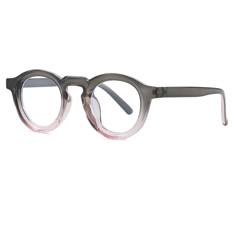 مكافحة نظارات الضوء الأزرق عالية الجودة النظارات المستديرة النساء الرجال الترفيه في المنزل النظارات الضوء الأزرق حجب رجل سيدة النظارات #3