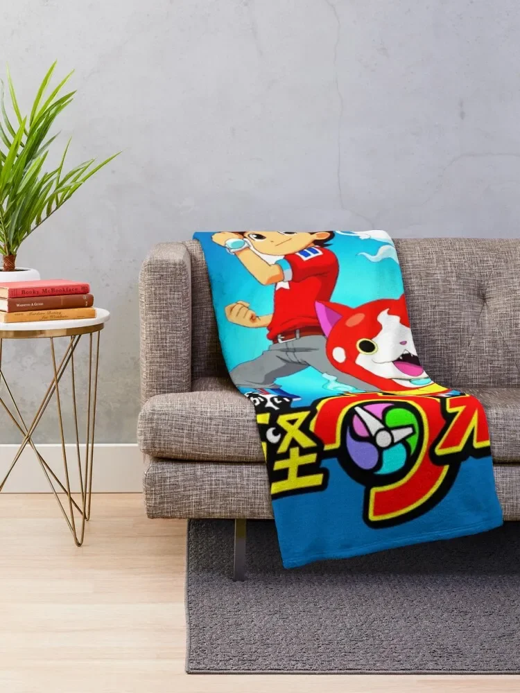 Copy of Yokai watch Throw Blanket Hairys Baby Bed Plaid on the sofa Blankets