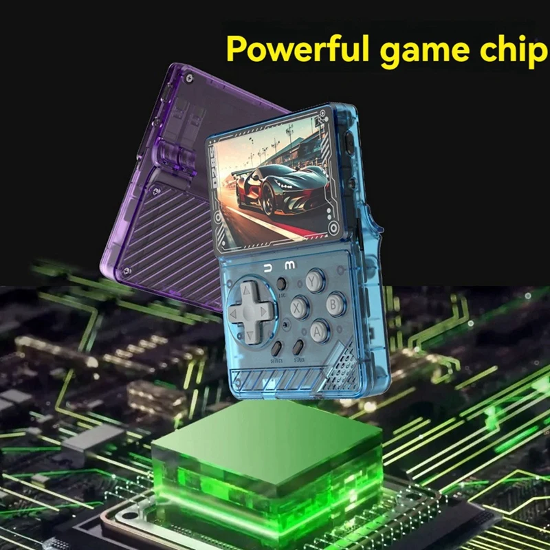 وحدة تحكم ألعاب فيديو صغيرة محمولة 128 جيجابايت + 1500 لعبة جيب مشغل فيديو ريترو لـ GBA PS1 GB PSP محاكيات متعددة D