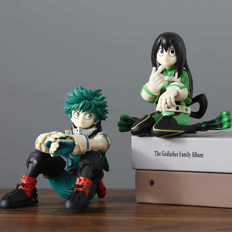 In Stock New Anime My Hero Academia Midoriya Izuku Bakugou Katsuki Ochaco Uraraka Anime Figure Toys for Kids Christmas Gifts