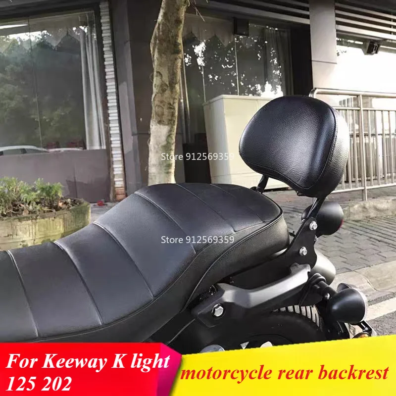 For Keeway K light 125 202 motorcycle rear backrest cushion chair cushion
