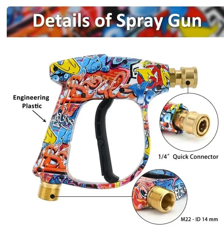 Car Washer Water Gun Cleaning for KARCHER Foam Generator Snow Foam Lance 1/4\