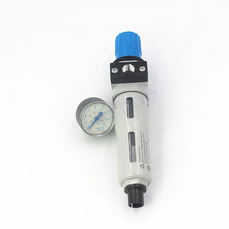 Imagem -03 - Festo-regulador do Filtro Drenagem Automática Manual e Mpa Pressão 0.57bar do Calibre Lfr1 8-d-7-mini 162702 8