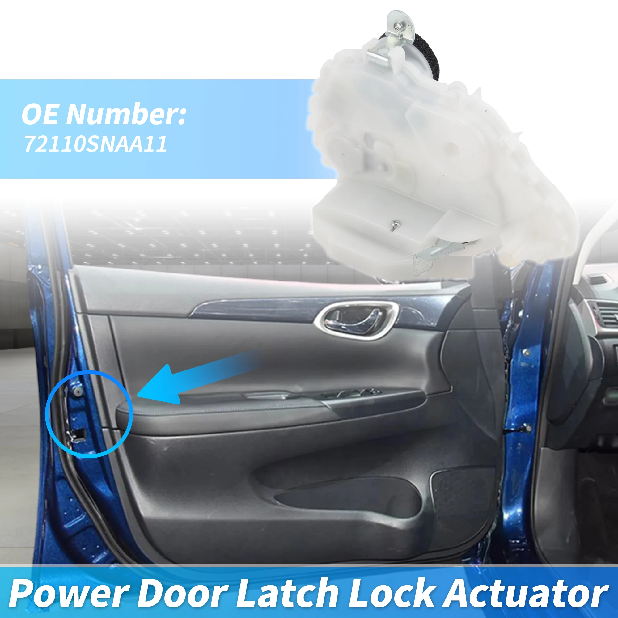 UXCELL 72110SNAA11 Power Door Lock Latch Actuator for Honda Civic