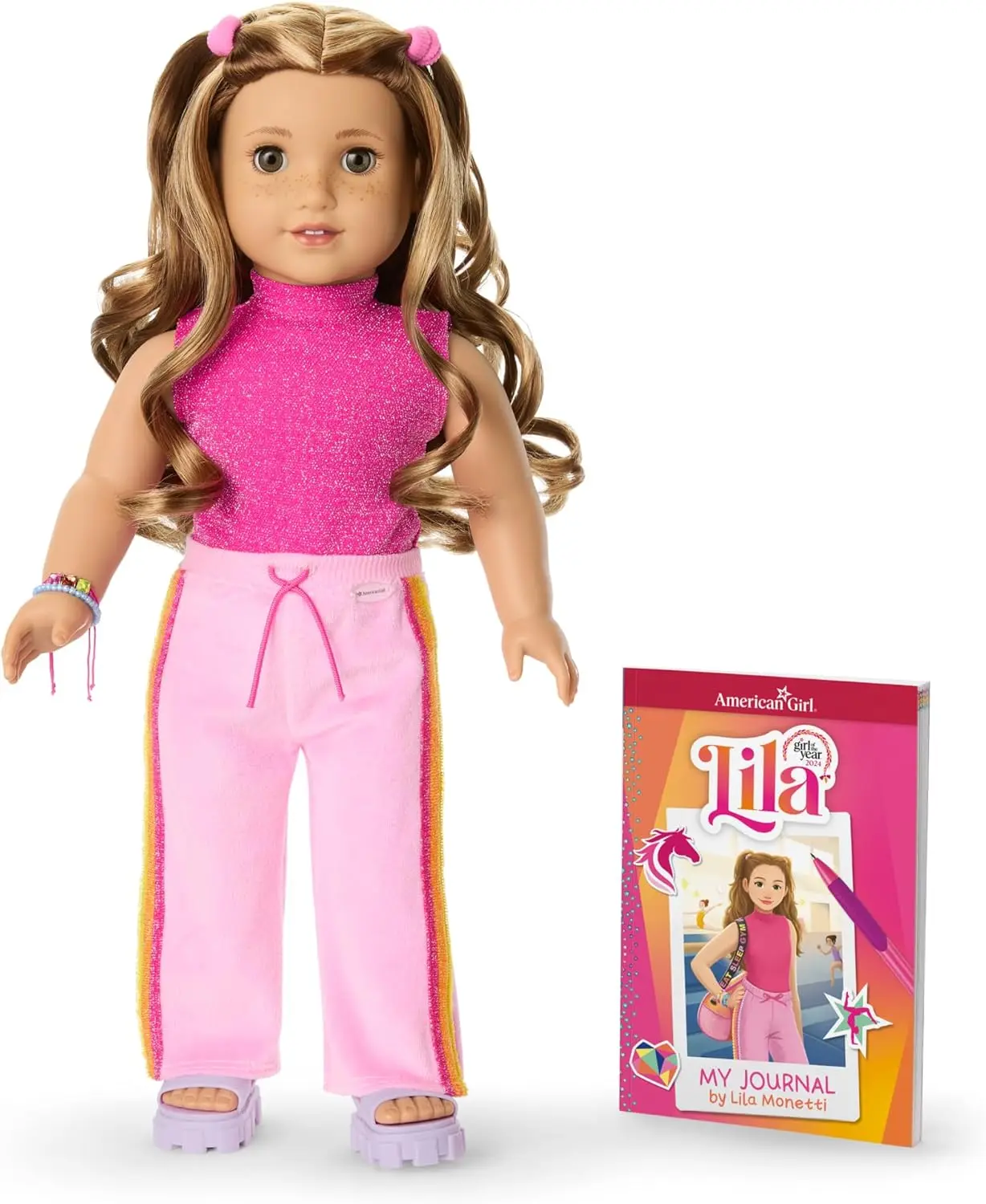 

18-inch Lila Doll with Journal, Girl of The Year 2024, Perfect Gift for Kids