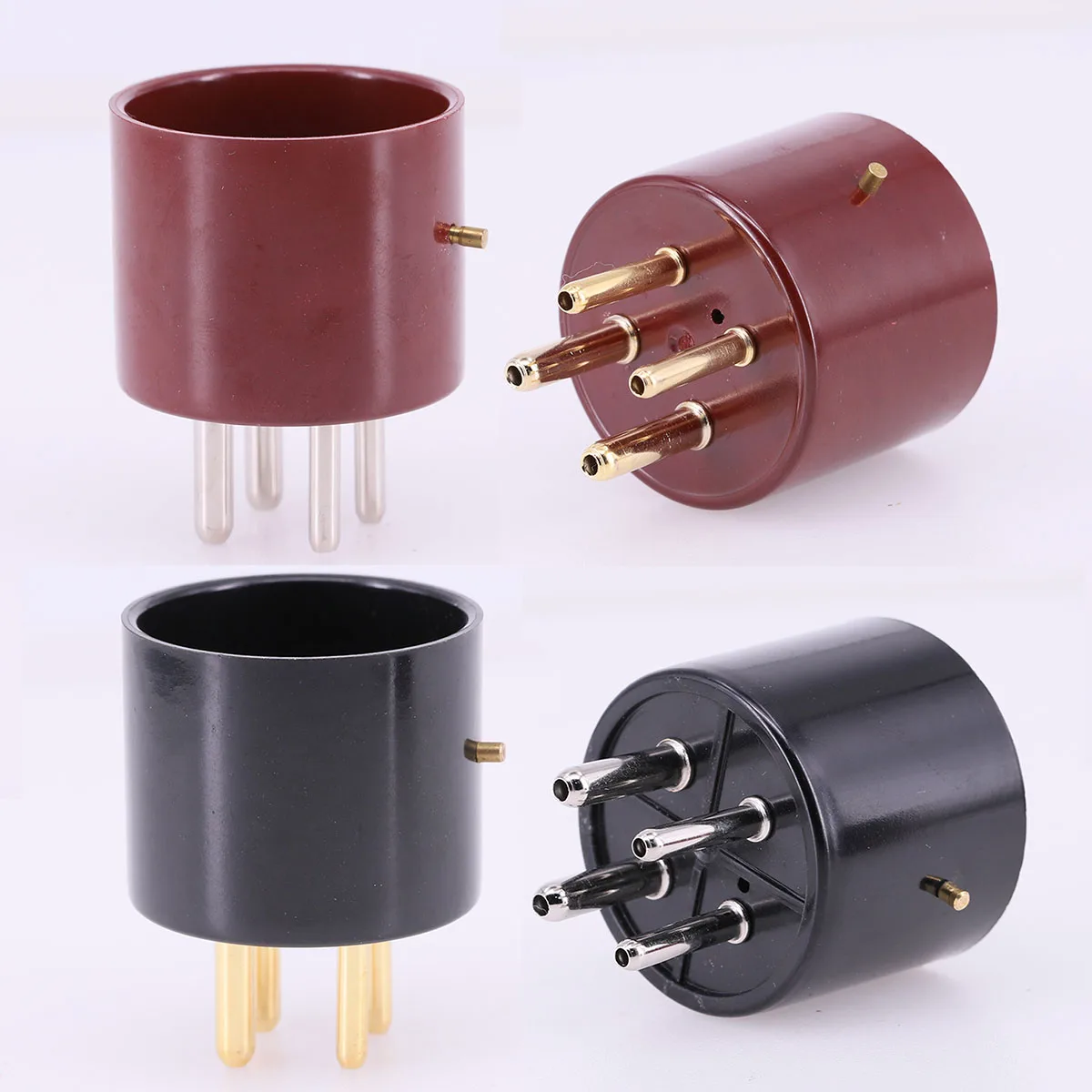 أنبوب صمام مقبس أنبوبي ، باكليت لـ 3 Vintage Base ، 300B ، 2b ، مكبر صوت أنبوب مفرغ ، صوت ، HIFI ، DIY ، 4Pin ، 2