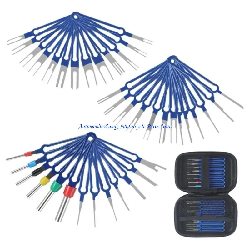 

H7BD Multipurpose Automotive Terminal Removal Set, Electrical Pin Extractor Release Puller Tool for Car Connector Service