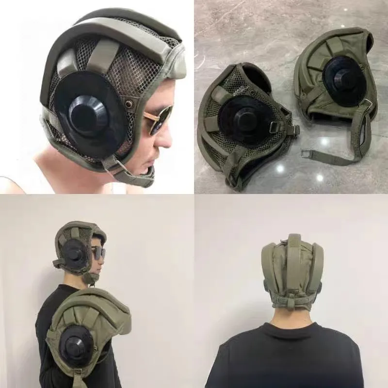 Tactical Sheepskin Tank Hat Outdoor Cap With Semi-finished Headgear Military Tactical Tanker Helmet Hat