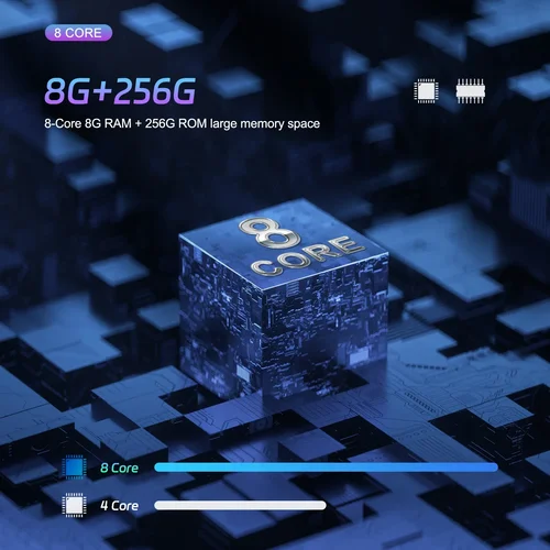 Imagen 2 del producto Podofo Android 12 Radio de coche Androidauto Carplay 2 Din GPS Audio de coche 7 ""/9""/10 ""WIFI BT reproductor Multimedia automotriz para VW Ford