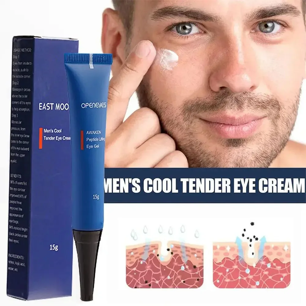 ParemploySAP-Crème pour les yeux antidéformable au rétinol pour hommes, élimine les cernes, les poches sous les yeux, les graisses gonflées, les ridules hydratantes et éclaircissantes, nouveau