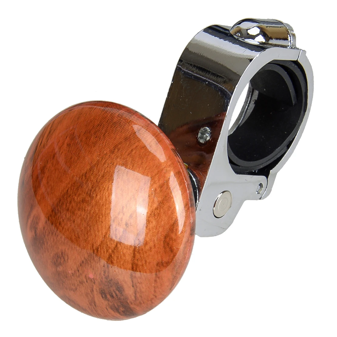 Wood Grain Universal Car Truck Front Steering Wheel Aid Handle Power Assister Spinner Knob Ball New