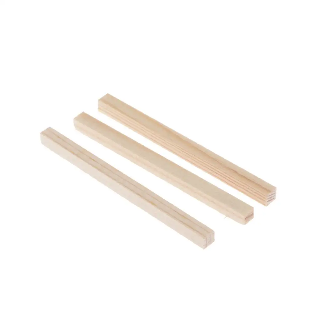 00x DIY Rectangular Wooden Stick Children's Imitation Crafts Games