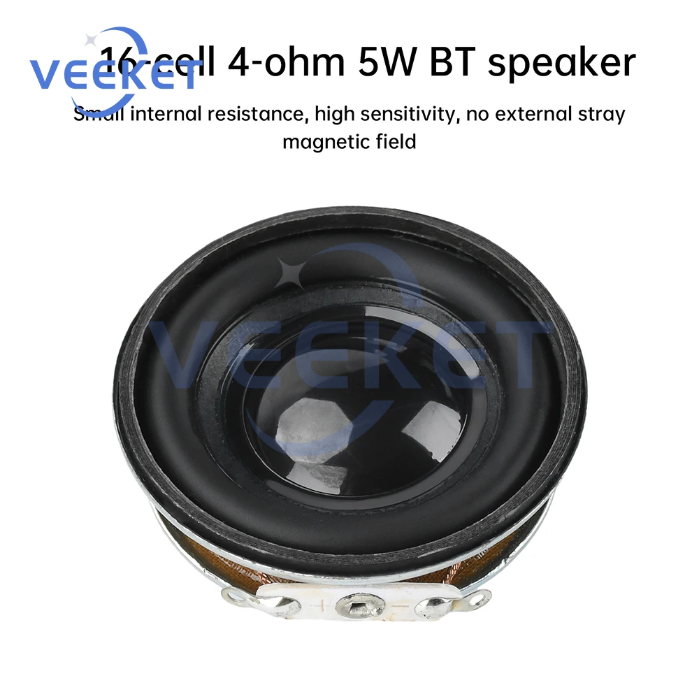 Speaker 40Mm Speaker Magnetik Internal 16 Core 4 Ohm 5W Speaker Bluetooth Speaker Multimedia DIY