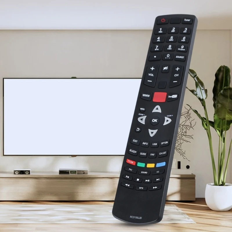 Quality TV Remote, Seamlessly Compatibility for RC3100L09 Televisions Quickly Response Controller, MultiFunction Access 896C