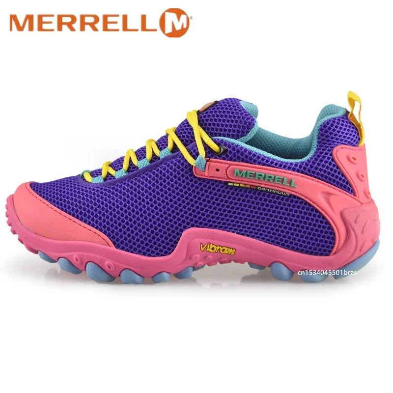 Merrell-Calçado esportivo de malha respirável para homens e mulheres, tênis de escalada preto para montanhismo, acampamento ao ar livre, sapatos Aqua originais, 36-46