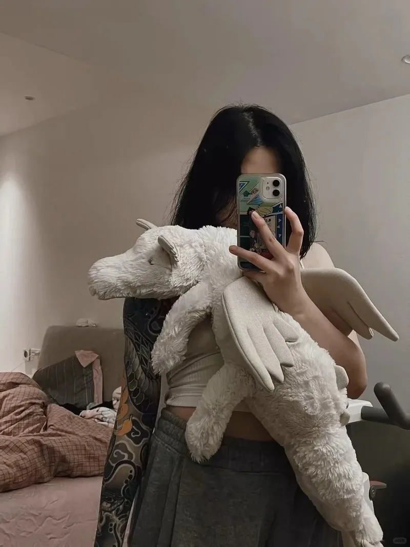 

New Limited Edition White Snow Dragon Pink Snow Dragon Purple Snow Dragon Sky Dragon Doll Soothing Toy Holiday Gift